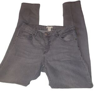 H&M Grey Wash Denim Jeans 8